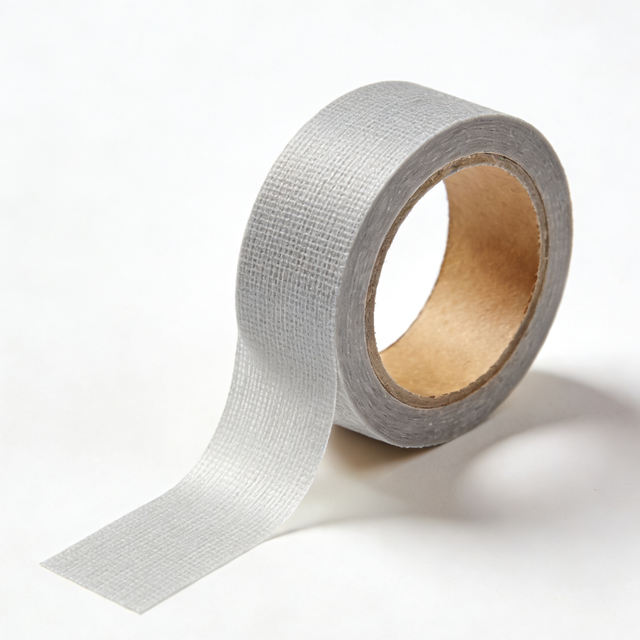 Silver cloth adhesive tape
