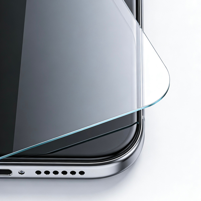 Clear smartphone screen protection film