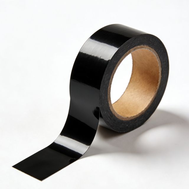 Black industrial adhesive tape