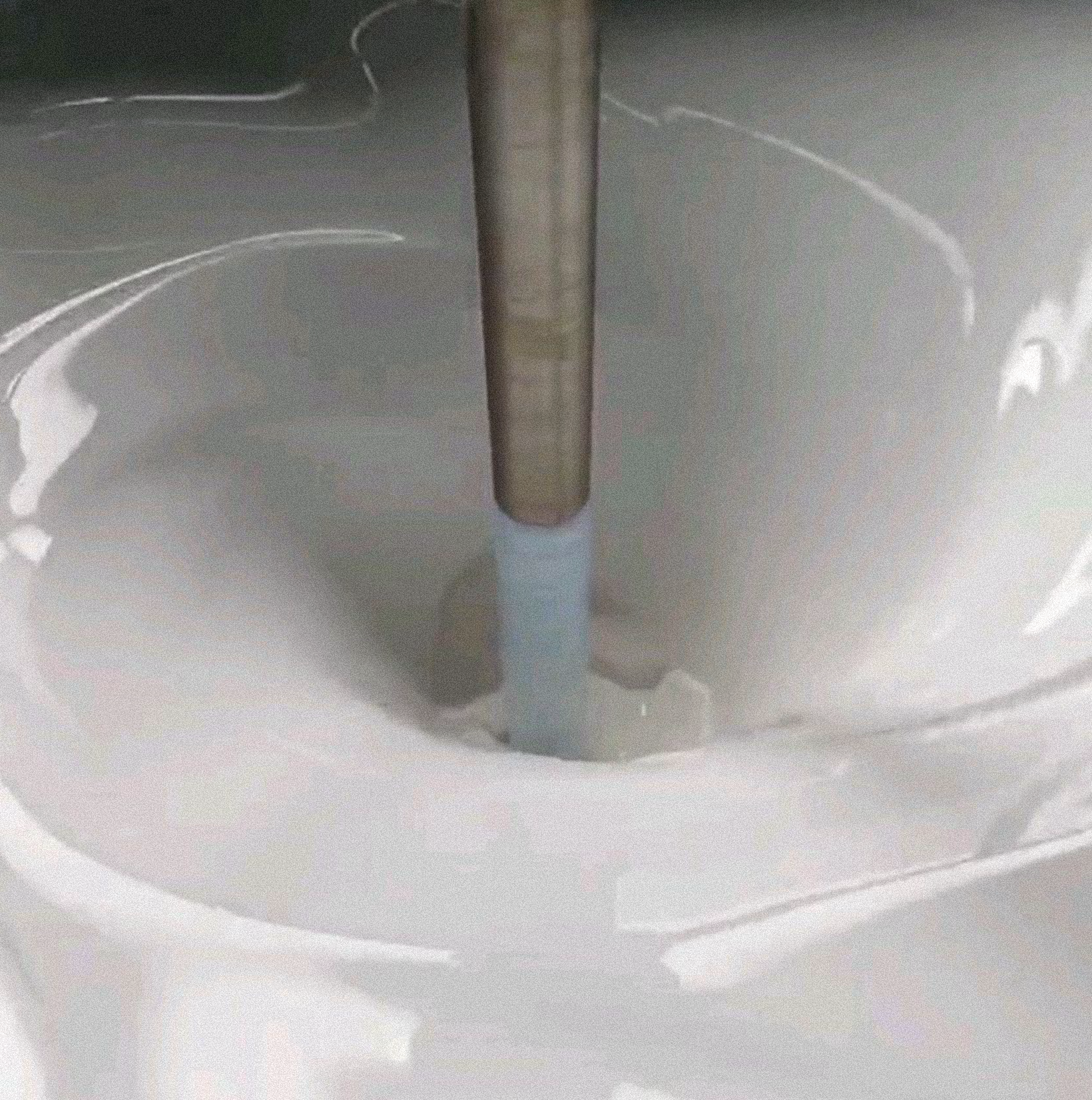 Acrylic adhesive drying process and defect inspection
