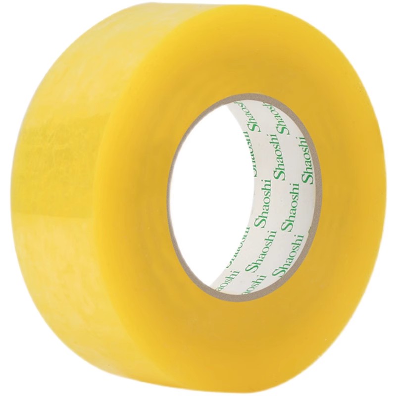 Transparent BOPP tape rolls used in packaging