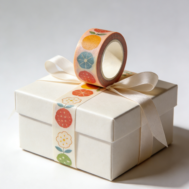 Decorative packaging tape for gift wrapping