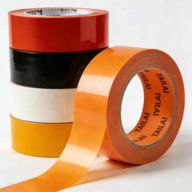 Colored BOPP packing tape rolls